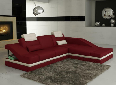 Design Ecken Polster Eck Sofa XXL BigCouch Leder Sofas Garnitur