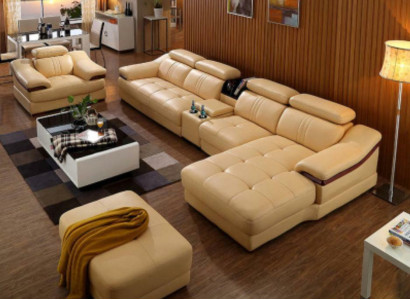 Wohnlandschaft Luxus Eckgarnitur Ecksofa L-form Polster Modern Relax Sitz Möbel