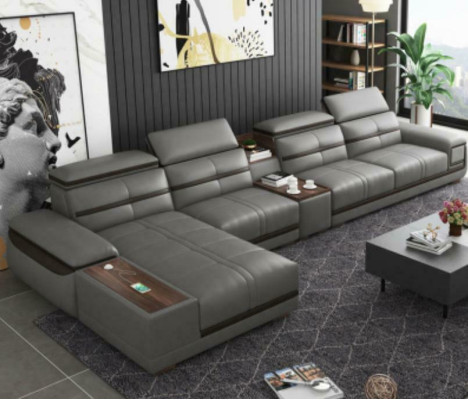 Wohnlandschaft Eckgarnitur Ecksofa L-form Polster Modern Relax Sitz Luxus Möbel