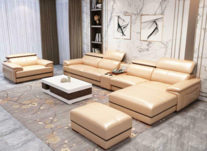 Relax Eckgarnitur Ecksofa L-form Polster Modern Sitz Möbel Wohnlandschaft Luxus