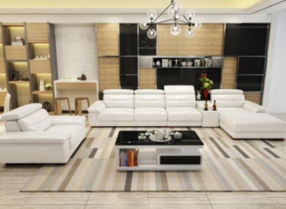 Ecksofa L-form Kunstleder Eck Polstersofa Sitz Design Couch Sofas Wohnlandschaft