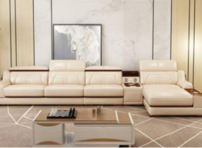 Ecksofa L-form Polster Couch Relax Sitz Möbel Wohnlandschaft Luxus Eckgarnitur