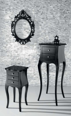 Beistelltisch Couchtisch Tische Wohnzimmer Luxus Schwarz Tisch Klassische  Möbel