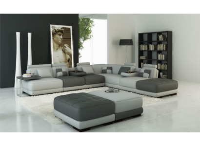 XXL Designer Wohnlandschaft Polster L Form Ecksofa Eck Garnitur Sofa