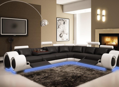 Multifunktions Couch Sofa Polster Sofa Eck Couchen Leder Sofas Ecke XXL