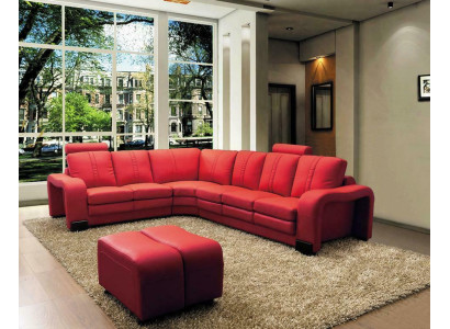 XXL Multifunktions Ledercouch Couch Sofa Polster Ecksofa Moderne Big