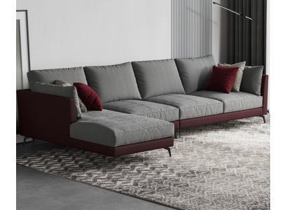 Couch Ecksofa L-Form Wohnlandschaft Sofa Polster Garnitur Stoff Sofas Möbel