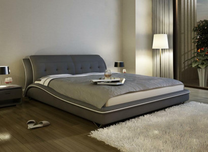 Modernes Design Bett XXL Betten Luxus Stil Doppel Hotel Leder 