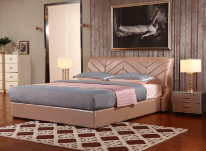 Modernes Luxus Design Bett XXL Betten Stil Hotel Doppel Leder 140 160