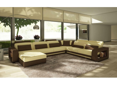 Multifunktions Couch Sofa Polster XXL Big Neu Sofa Eck Couchen Leder
