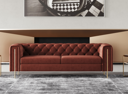 Dreisitzer Couch Polster Design Sofa Sitz Sofas 3er Zimmer Möbel Moderne