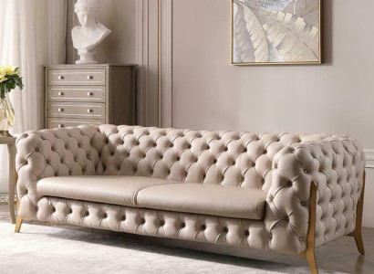 Kunstleder 3 Sitzer Sofa Wohnlandschaft Relax Sitz Design Couch Lounge Sofas