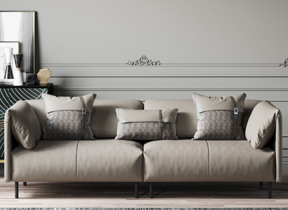 Design Italienische Möbel Big xxl 3 Sitzer Couch Leder Sofa Couchen Luxus