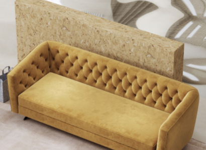 Italienische Stil Möbel 3 Dreisitzer Couch Sofa Polster Stoff Stoffsofa Couchen