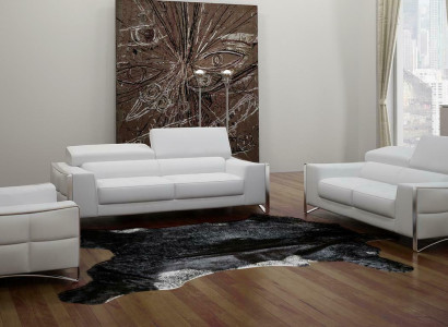 Multifunktions Ledercouch Sitz Polster Wohnzimmer Leder Garnitur Sofa