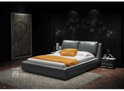 Designer Bett Luxus Doppel Leder Hotel Metall Betten Doppel Schlaf Zimmer Neu