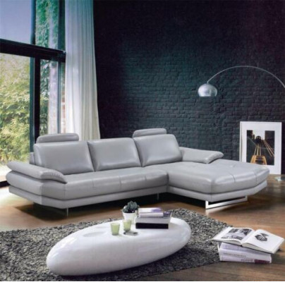 Ledersofa Couch Wohnlandschaft Ecksofa Eck Garnitur Design Modern Sofa 1508