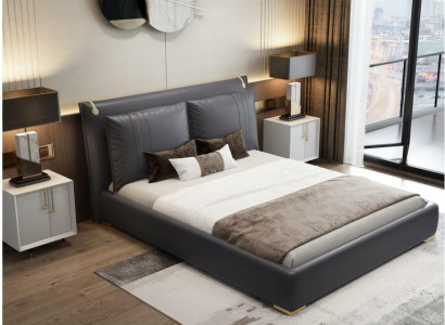 Doppelbett Bett Ehebett Design Luxus Luxur Designbett Textil Betten