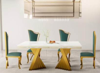 Luxus Esstisch Esszimmer Tisch Gold Metall Tische Esstische Möbel Einrichtung