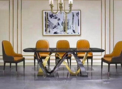 Esszimmer Säulen Tische Italienische Möbel Restaurant Esstisch Tisch Luxus Neu