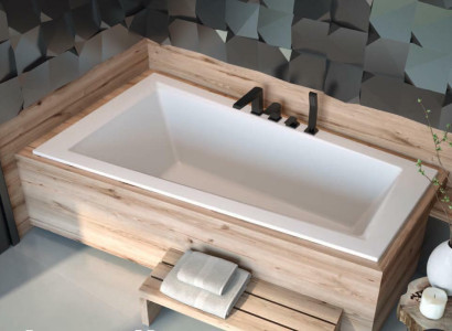 Badewanne Eck Bade Wannne Badezimmer Einbau Wannen Acryl Design