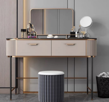 Schminktisch Hocker Konsole Schmink Deko Tische Tisch Konsolen Sekretär