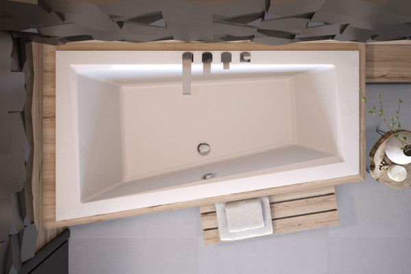 Design Badewanne Eck Badewannen Wannen Moderne Eckbadewanne