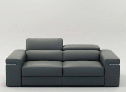 Sofa Couch Polser Sitz 3 Sitzer XXL Big Sofas Couchen Leder 3 Sitzplatz Neu