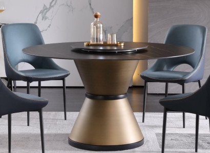 Moderne Esszimmer Wohnzimmer Küche Rundes Tische Esstisch Design Tisch Runde