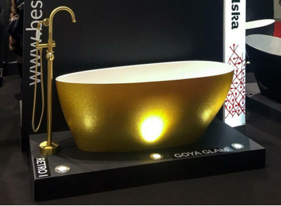 Mischer Frestehender Golderner Armatur frestehende Armaturen Badewanne