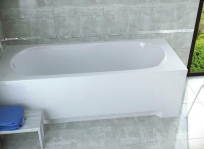 Bad Rechteck Badewanne Modern Badezimmer Wanne Acryl Duschwand