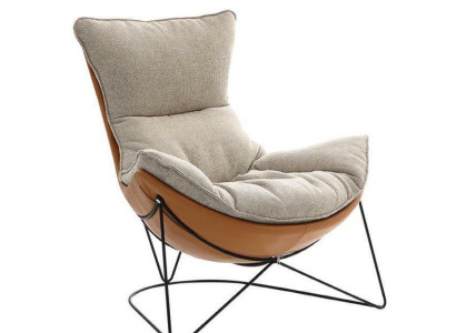 Design Polster Sofa Textil Drehbarer Couch Relax Neu Modern Sessel