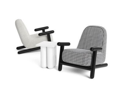 Luxus Design Möbel Moderner Design Sessel 63*80cm Textil Wohnzimmer