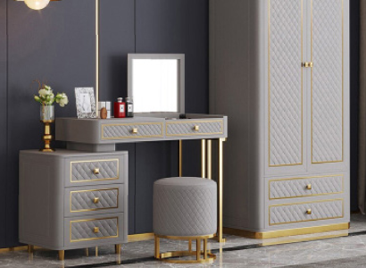 Schminktisch Stuhl Luxus Konsole Kommode Schlafzimmer Konsolentisch