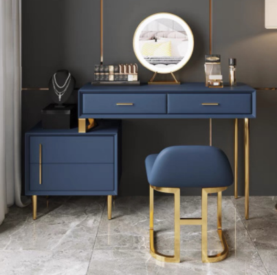 Schminktisch Spiegel Hocker Komplett Deko Set Kommode Schlafzimmer Neu