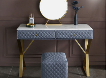 Schmink Tische Konsolen Tisch Schlaf Zimmer Holz Deko Spiegel + Kommode