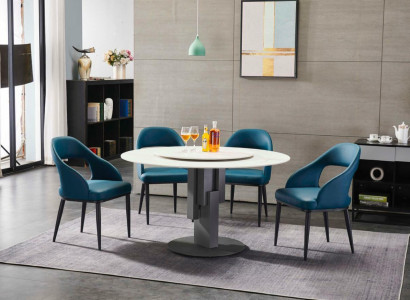 Esszimmer Möbel Oval Esstisch Tisch Design Tische Luxus Möbel Rund Neu Edelstahl