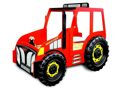 Bauer Farmer Truck Kinder Kinderbett Jugendbett Bett Traktor Rot Neu Betten