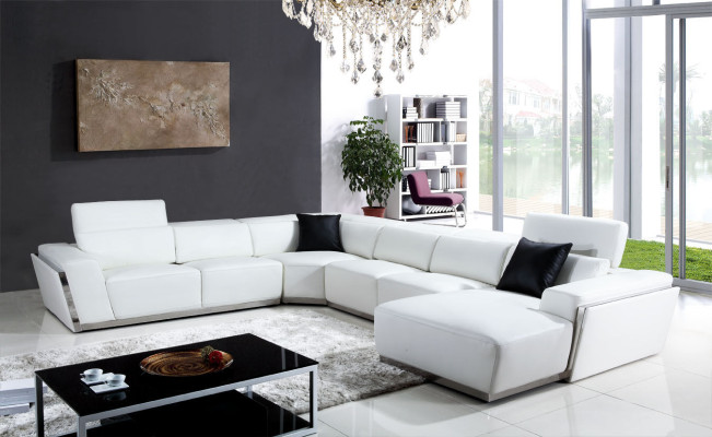 Multifunktions Relax Ecksofa Ledersofa Sofa Couch Polster Eck Sitz Garnitur