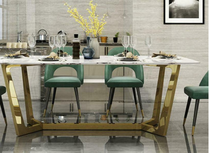 Edelstahl Tisch Luxus Tische Moderne Esszimmer Möbel Esstische 140x80cm Metall