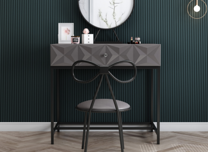 Tisch Klassische Konsole Spiegel Schminktisch Schlafzimmer Hocker Set Kommode