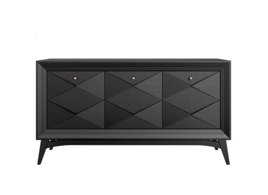 Luxus Kommode Schrank Sideboard Grau Klassische Kommoden Esszimmer Schranke Holz