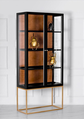 Vitrine Schränke Vitrinen Schrank Holz Glas Möbel Design Wohnzimmer Glasschrank