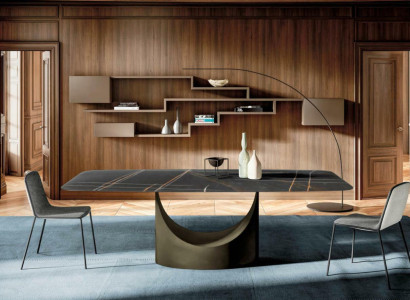 Moderner Esstisch Tisch Tische Esszimmer Luxus Möbel Design Stein Küche Neu