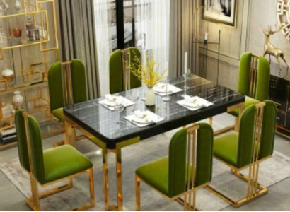 Luxus Tische Esszimmer Tisch Moderner Metall Esszimmertisch Möbel Gold Edelstahl