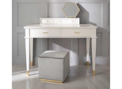  Schminktisch Konsolentisch Konsole Tisch Luxus Holz Schlafzimmer Weiß Modern 