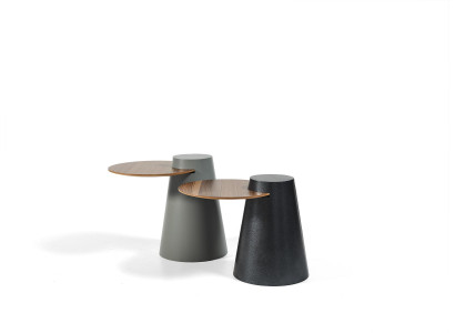 Set 2x Couchtische Kaffeetische Beistelltische Designer Runde Glastische