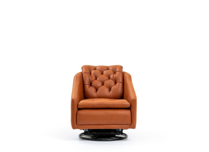 Modern Sessel Wohnzimmer Orange Stil Möbel Designer Lounge Club 75x90