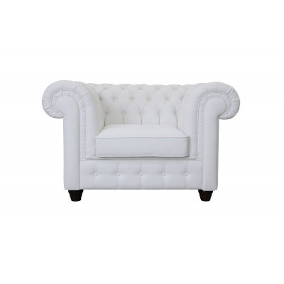 Eleganter weißer Chesterfield-Sessel: Der Charme des Klassischen im modernen Stil