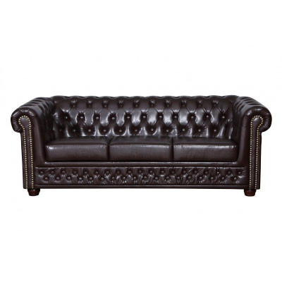 Chesterfield Sofagarnitur 3+2+1 Yorki Couch Polster Set Sofas Couchen Neu